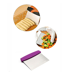 Çelik Hamur Kesici Kazıyıcı Pasta Kek Dekorasyon Spatula Aleti