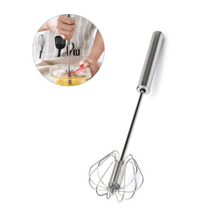 Bas Çek Mikser Karıştırıcı Paslanmaz Çelik Yaylı Basmalı Otomatik Çırpıcı