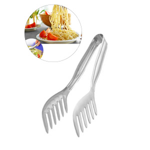 Paslanmaz Çelik Lüx Makarna Maşası Pratik Makarna Sunum Servis Maşası