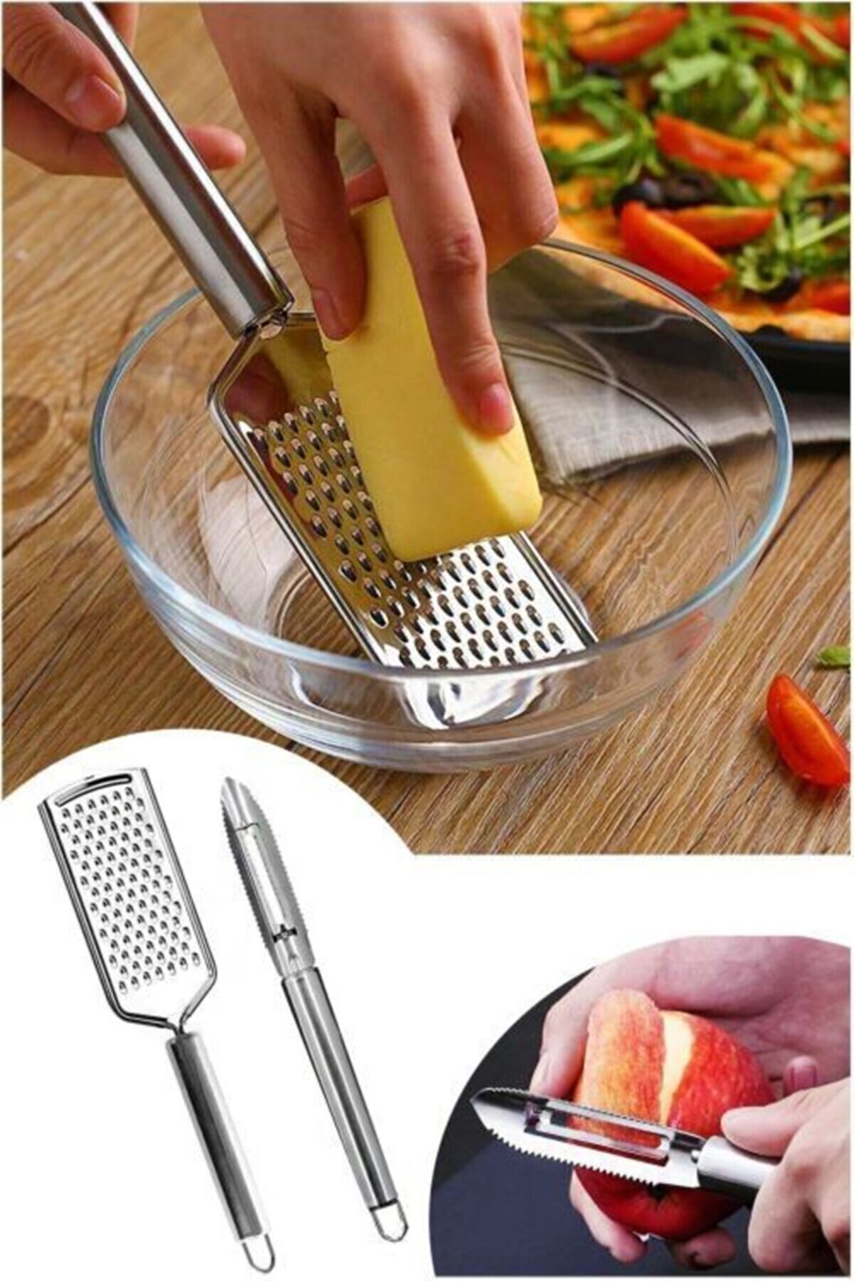 Çelik El Rendesi Ve Soyacak Seti - Görsel 2