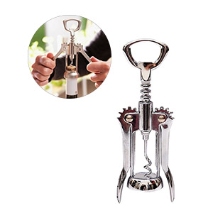 Konserve Mantar Kapak Şarap Açacağı Paslanmaz Çelik Tirbuşon