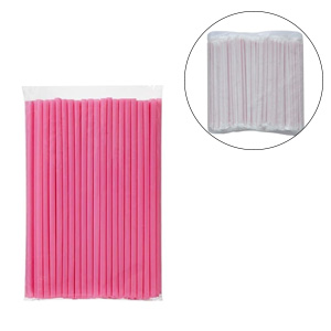 Plastik Frozen Pipet Pembe 100'lü