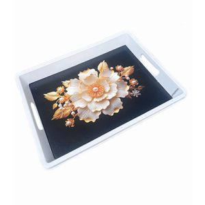 Kare Sert Plastik Tepsi 30 X 23 cm